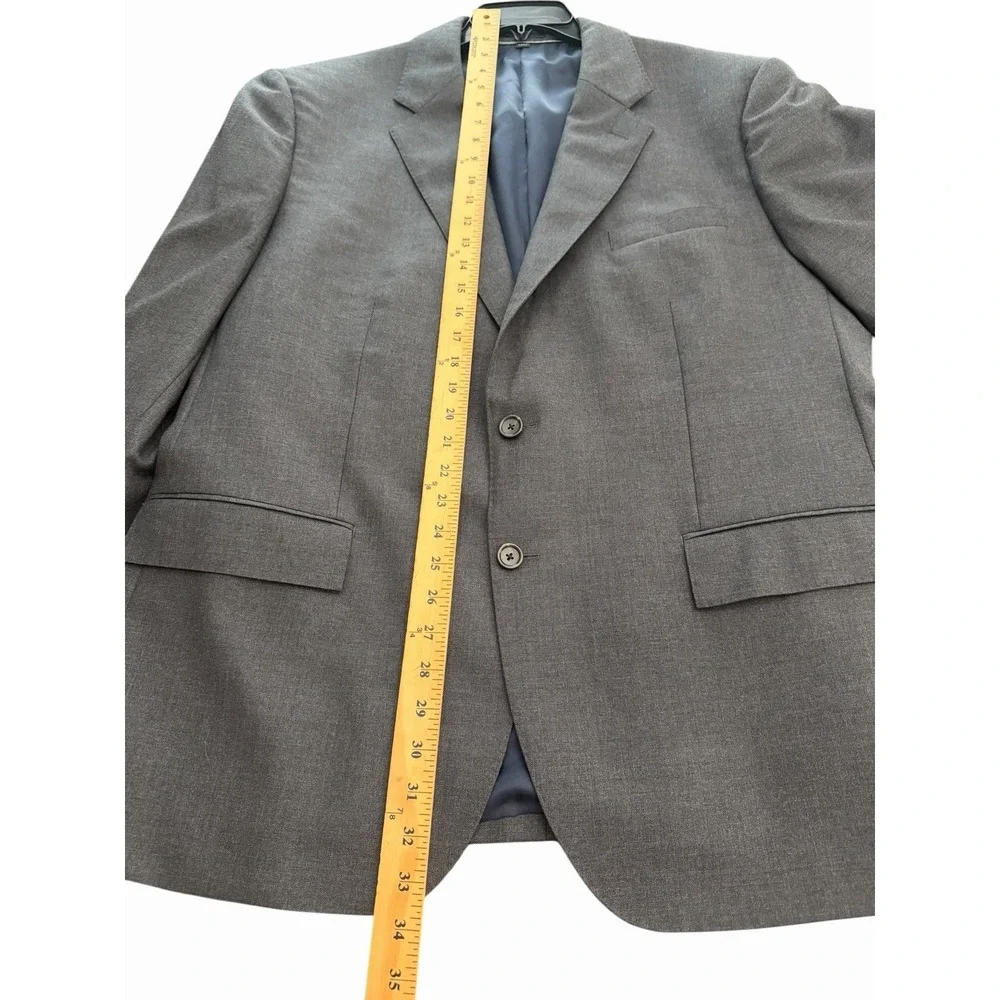 J. Crew Ludlow Classic Fit 48R Charcoal Gray Blazer Suit Jacket Wool USA New D2
